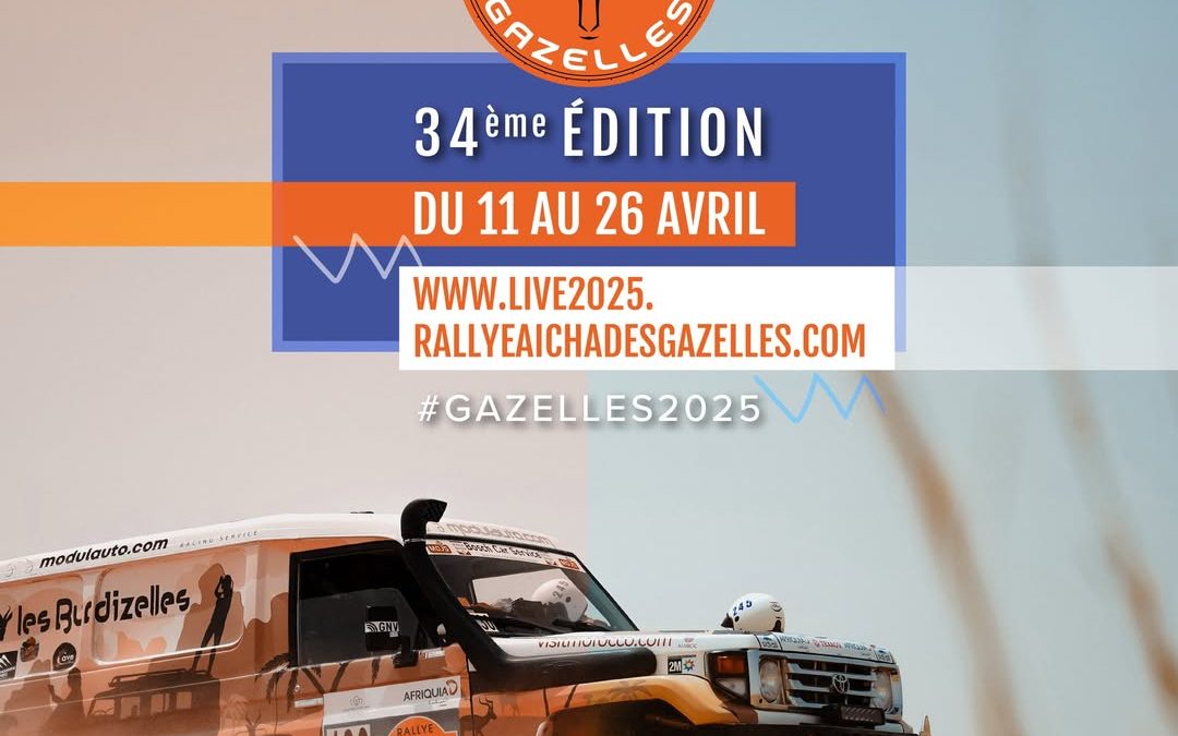THAÏS soutient l’équipage 154 dans la 34ème édition du Rallye Aïcha des Gazelles du Maroc